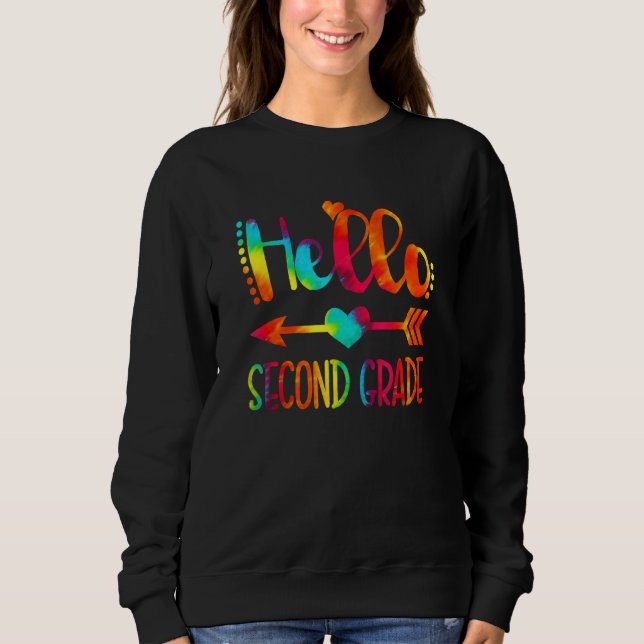 Camiseta Cute Hello Second Grade 2nd Grade Back To School G (Frente)