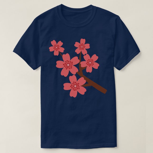 Camiseta Cute Hibiscus Floral (Frente do Design)