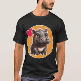 Camiseta Cute Hippo