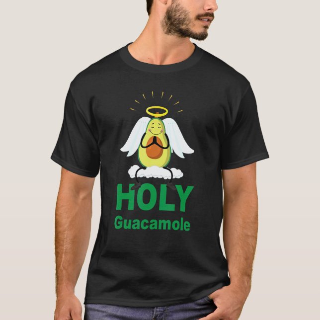 Camiseta Cute Holy Guacamole Avocado Angel (Frente)