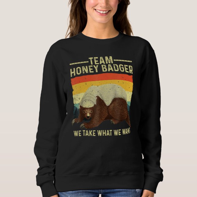 Camiseta Cute Honey Badger For Men Women Ratel Honey Badger (Frente)