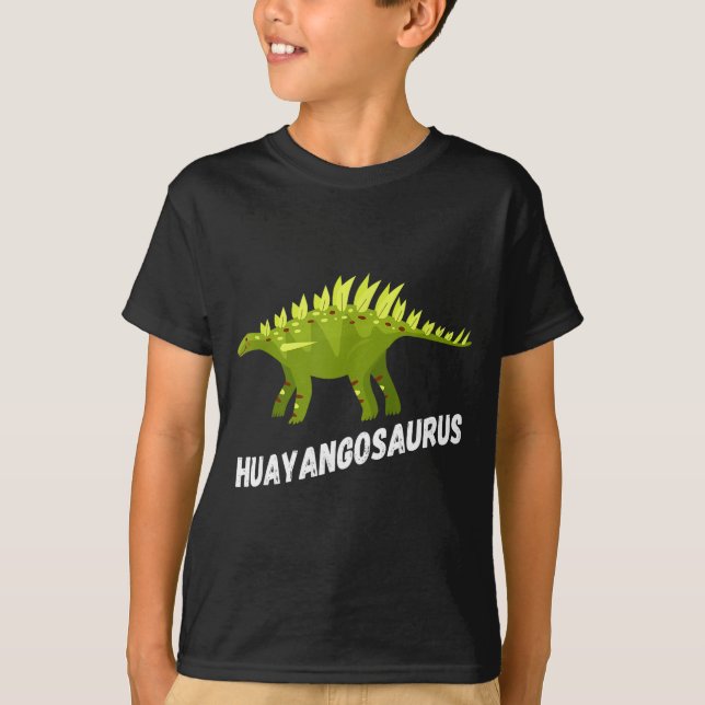 Camiseta Cute Huayangosaurus Dinosaur Design  (Frente)