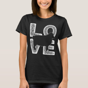 Camiseta Cute I Love Sheep Theme Ideia For Fazenda Animal