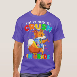 Camiseta Cute Im Pronto Para Esmagar O 4º Grau Para Estudan