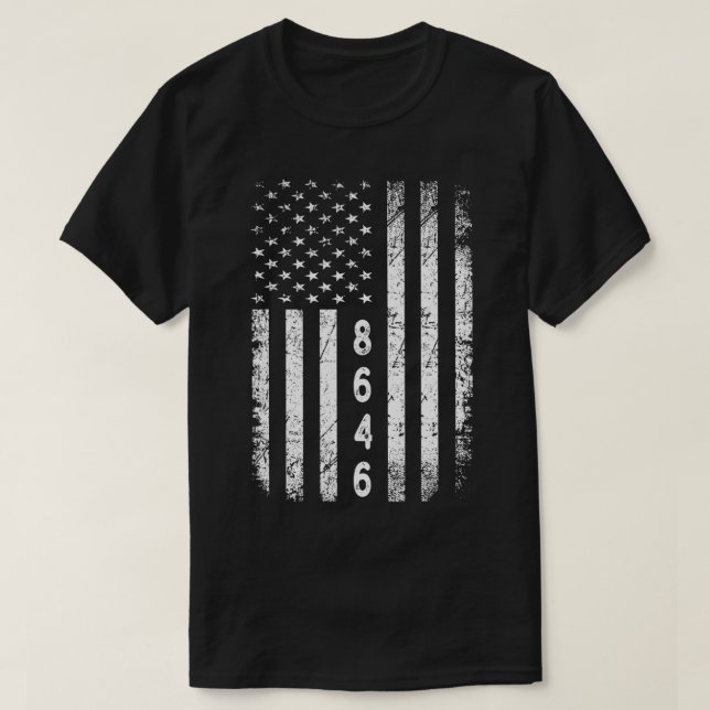 Camiseta cute Impeach funny 8646 anti  2024 America  46 Vin (Frente do Design)