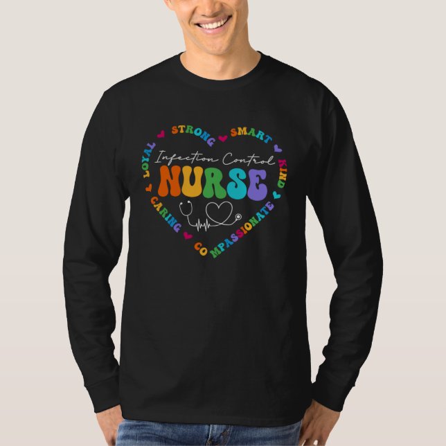 Camiseta Cute Infection Control Nurse Appreciation Nursing  (Frente)