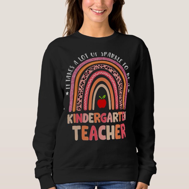 Camiseta Cute It Takes A Lot Of Sparkle To Be A Kindergarte (Frente)
