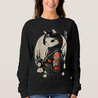 Camiseta Cute Japanese-style Ninja Cat