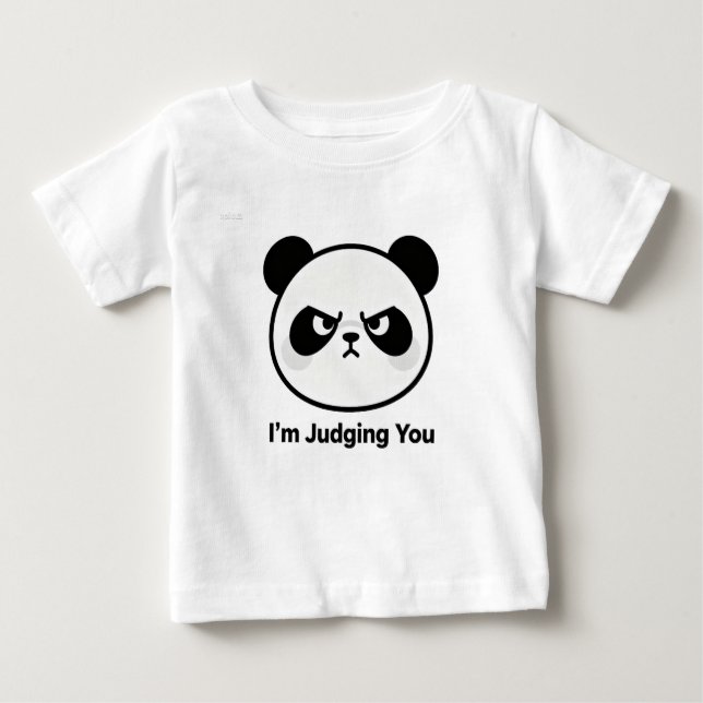 Camiseta Cute Judging Panda – I’m Judging You (Frente)