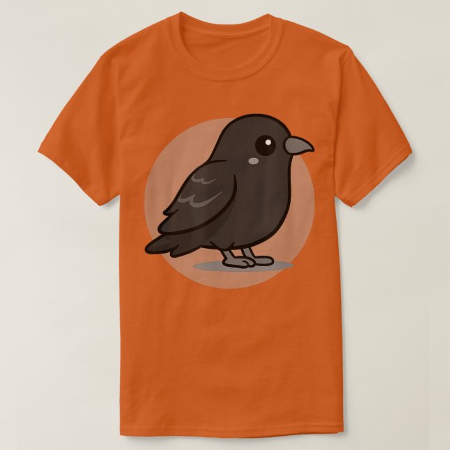 Camiseta Cute Kawaii Aestético Raven (Frente do Design)