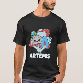 Camiseta Cute Kawaii Artemis II NASA Moon Mission