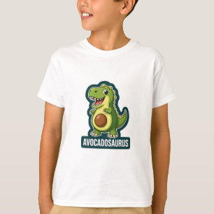 Camiseta Cute Kawaii Avocadosaurus Dinossauro Piada Diverti