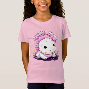 Camiseta Cute Kawaii Axolotl