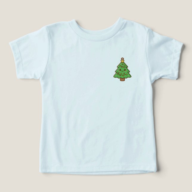 Camiseta Cute Kawaii Christmas Tree Shirt • Cute Holiday Gi (Design frontal)
