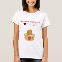 Camiseta Cute kawaii design de desenho do capybara