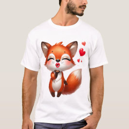 Camiseta Cute Kawaii Fox – Adorable Cartoon Fox