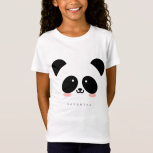 Camiseta Cute Kawaii Panda   Adicione seu nome