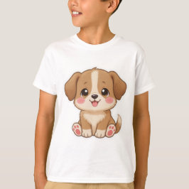 Camiseta Cute Kawaii Puppy Character Design