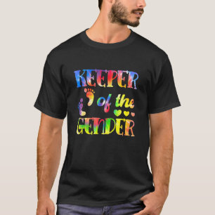 Camiseta Cute Keeper Do Gênero Bebê Revela Rosa