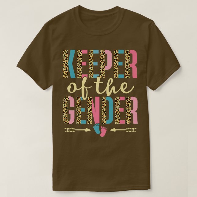 Camiseta Cute Keeper do Gênero Leopardo Revela Pa (Frente do Design)