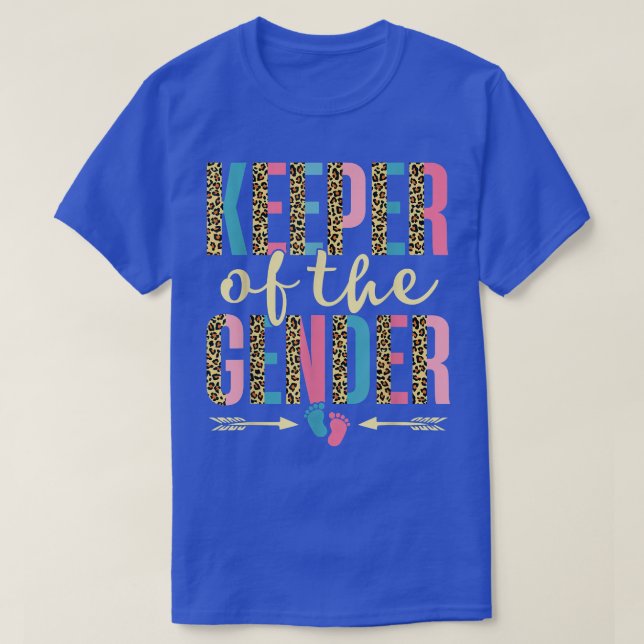 Camiseta Cute Keeper do Gênero Leopardo Revela Pa (Frente do Design)