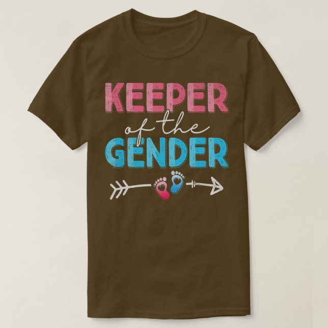 Camiseta Cute Keeper do Gênero Revela Ide do Partido (Frente do Design)