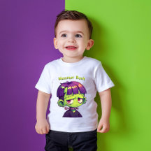 Cute Kid Frankenstein halloween