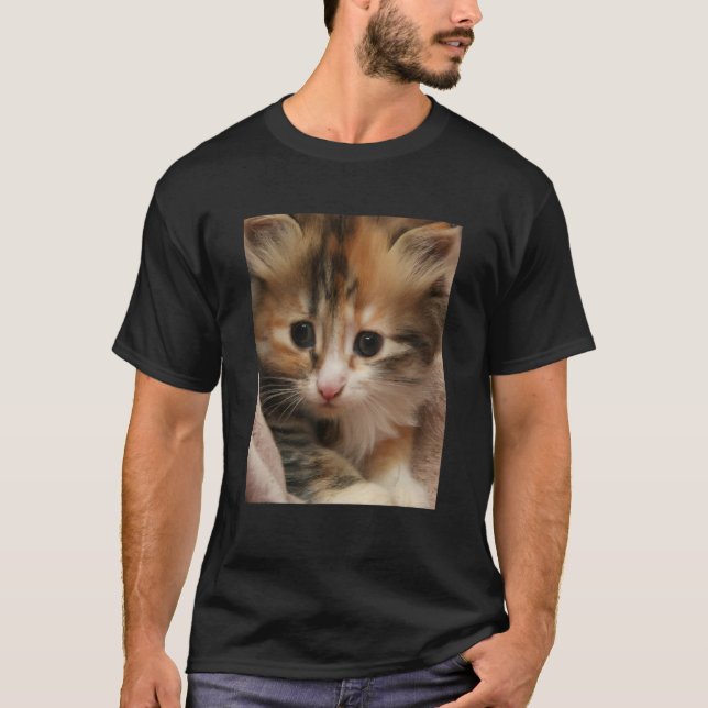 Camiseta Cute Kitten  Cat  2 (Frente)