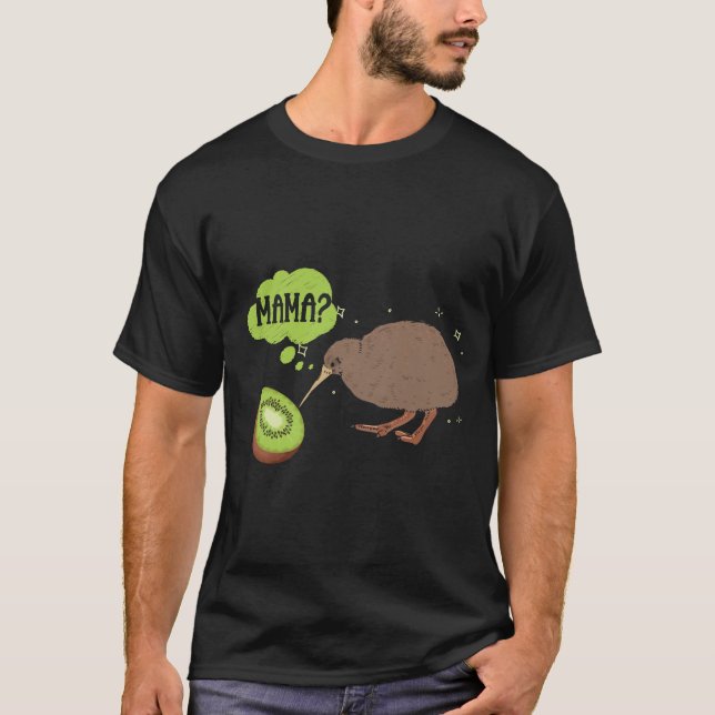 Camiseta Cute Kiwi Bird Humor Nova Zelândia (Frente)
