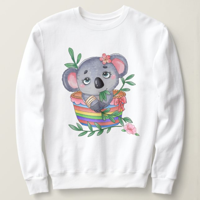 Camiseta Cute Koala (Frente do Design)