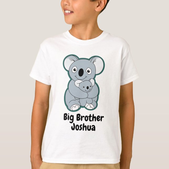 Camiseta Cute koala abraçando irmã mais velha (Frente)