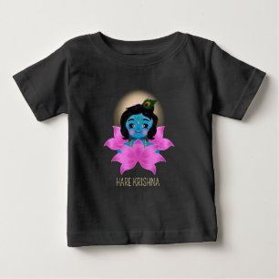 Camiseta Cute Krishna Radha índia - Arte Krishna