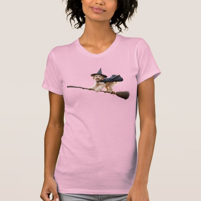 Camiseta Cute Labradoodle Halloween (Frente)