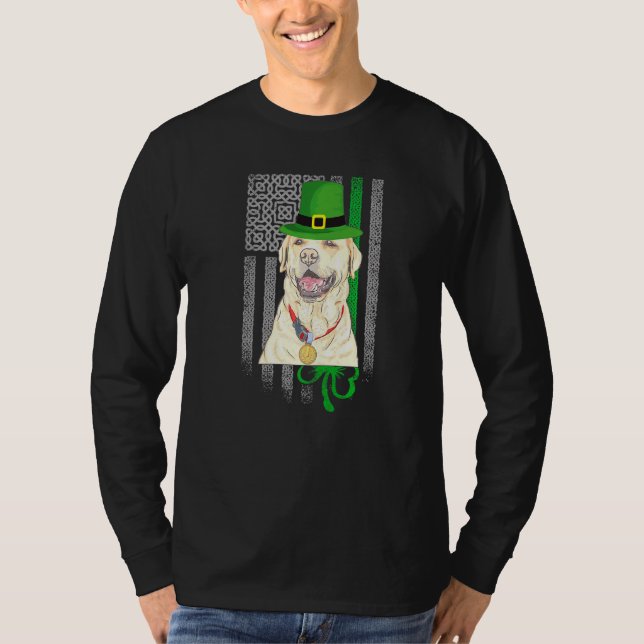 Camiseta Cute Labrador Retriev Saint Patrick S Day American (Frente)