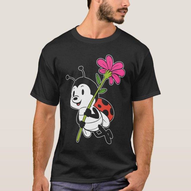 Camiseta Cute Ladybug Nature (Frente)