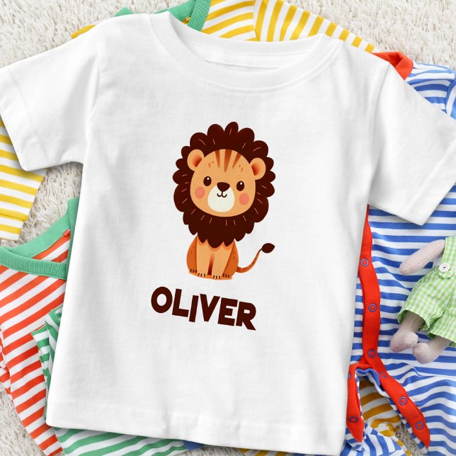 Camiseta Cute Leãozinho Personalizado (Criador carregado)