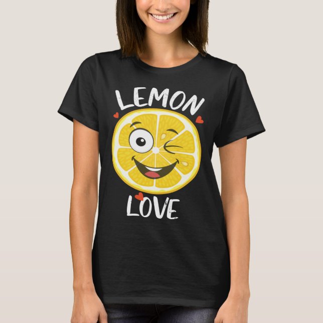 Camiseta Cute Lemon Love Fruit Farmer Healthy Life (Frente)