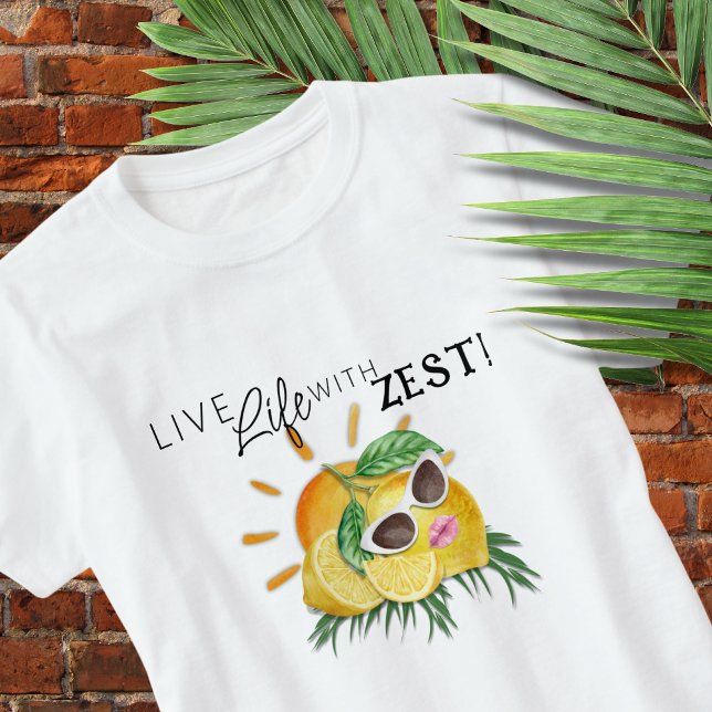 Camiseta Cute Lemon Zest (Criador carregado)