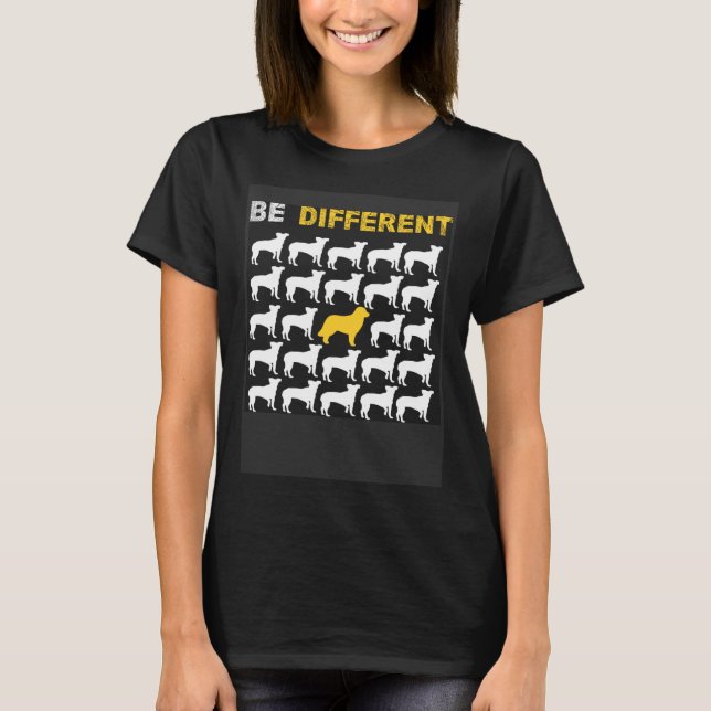 Camiseta Cute Leonberger Be Different Inspiration (Frente)