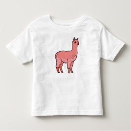 Camiseta Cute little alpaca