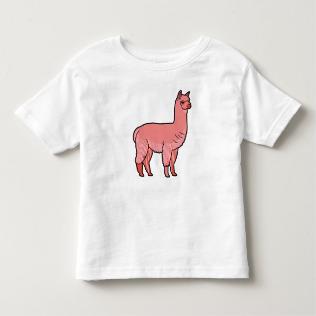 Camiseta Cute little alpaca (Frente)
