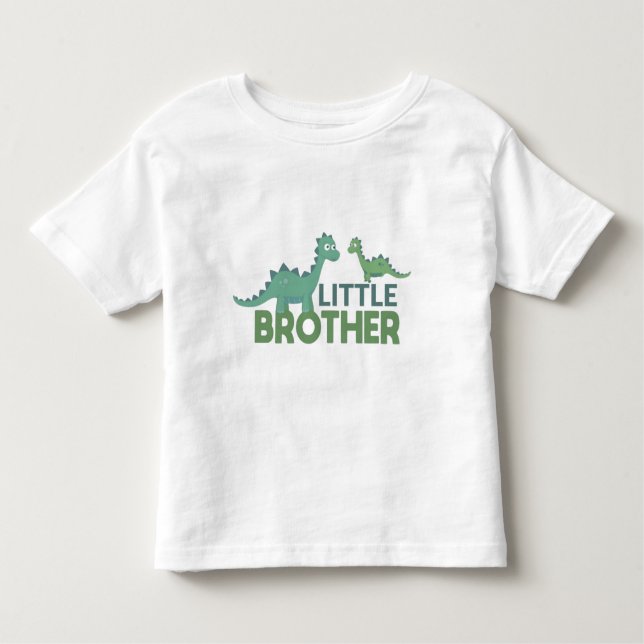Camiseta Cute Little Brother Dinosaur (Frente)