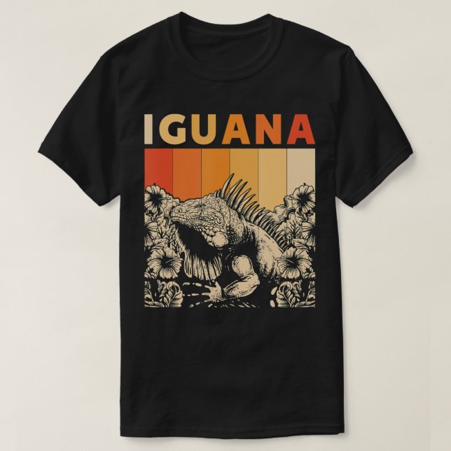 Camiseta Cute Lizard Iguana Reptil Gift Iguana (Frente do Design)
