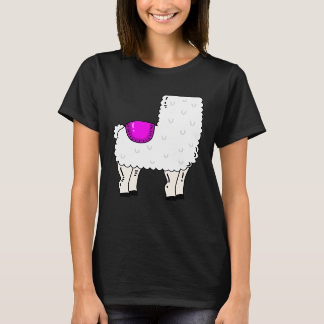 Camiseta Cute Llama Costume Alpaca (Frente)