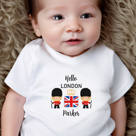 Camiseta Cute London Guarda Baby Boy Name British