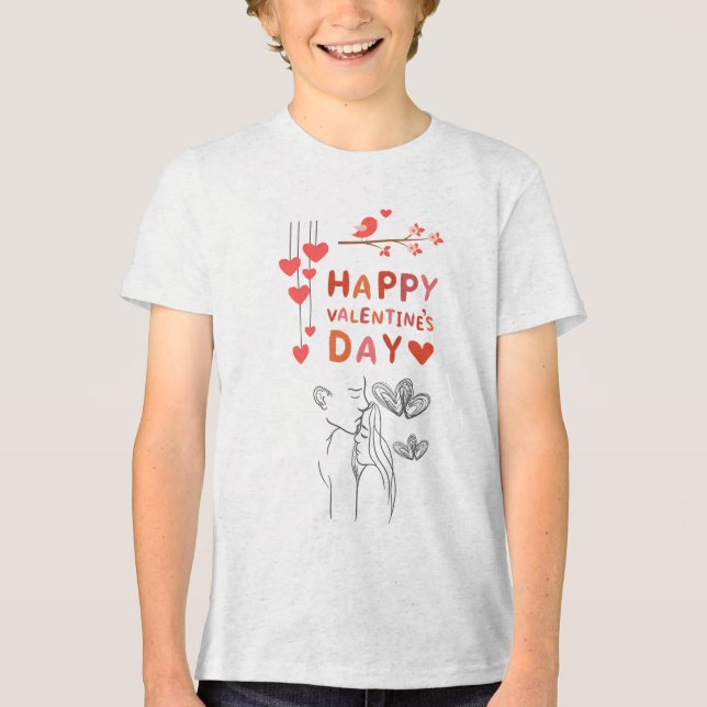 Camiseta Cute Love Couple  (Frente)