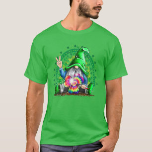 Camiseta Cute Lucky Rainbow Gnome Happy St Patricks Day Fam