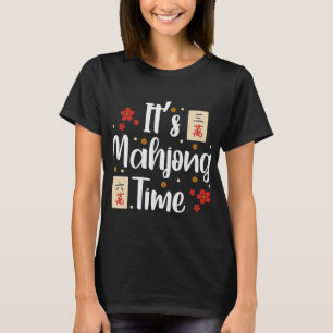Camiseta Cute Mahjong Jogadores Mahjong Amam Seu Mahjong Ti
