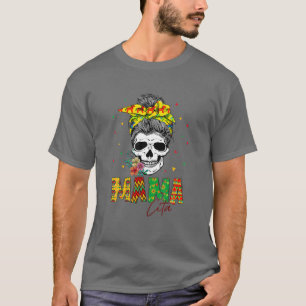 Camiseta Cute Mamacita Skull Messin Cinco De Mayo Mãe Fa