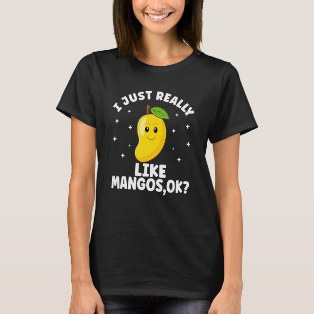 Camiseta Cute Mango Fruit Mangos  Summer for Men Women Kids (Frente)
